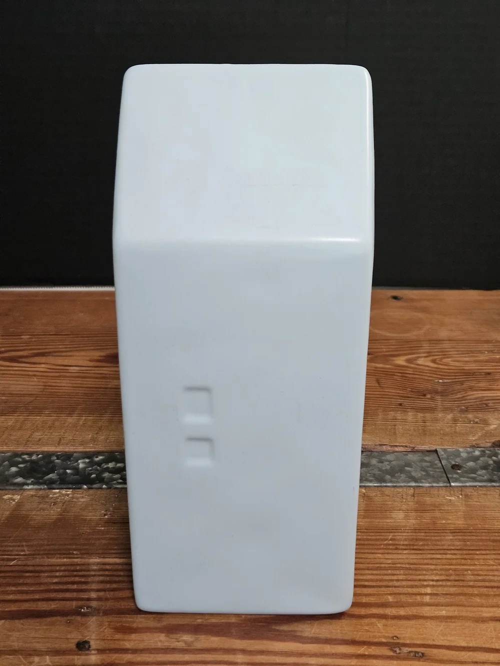 Rae Dunn Light Blue Ceramic 'HOME' For Bag Storage